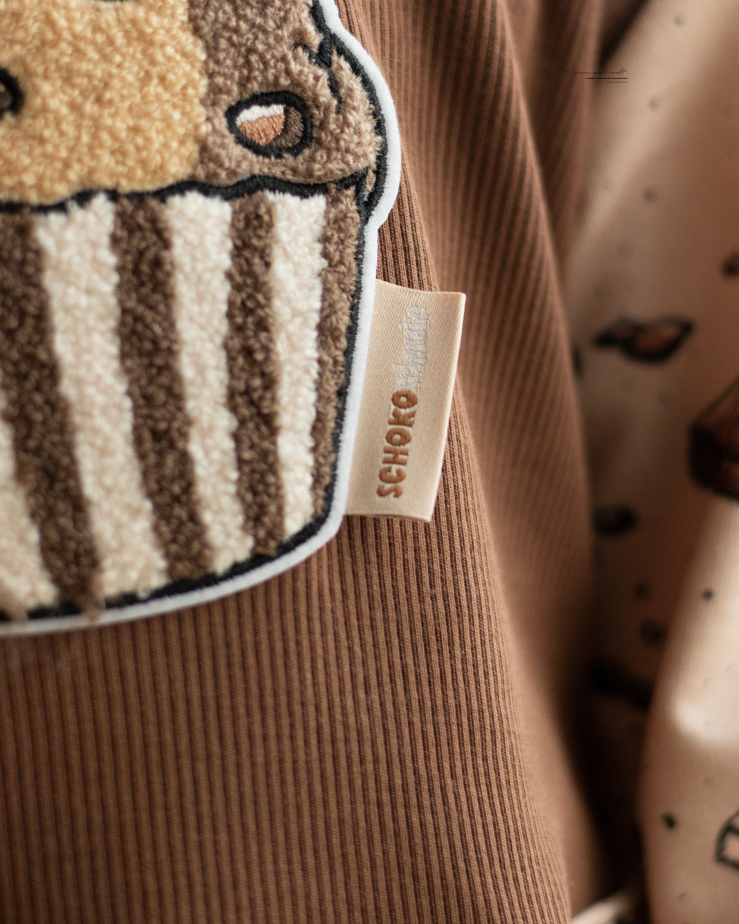 Schokolade, Cookie & Muffin beige - French Terry