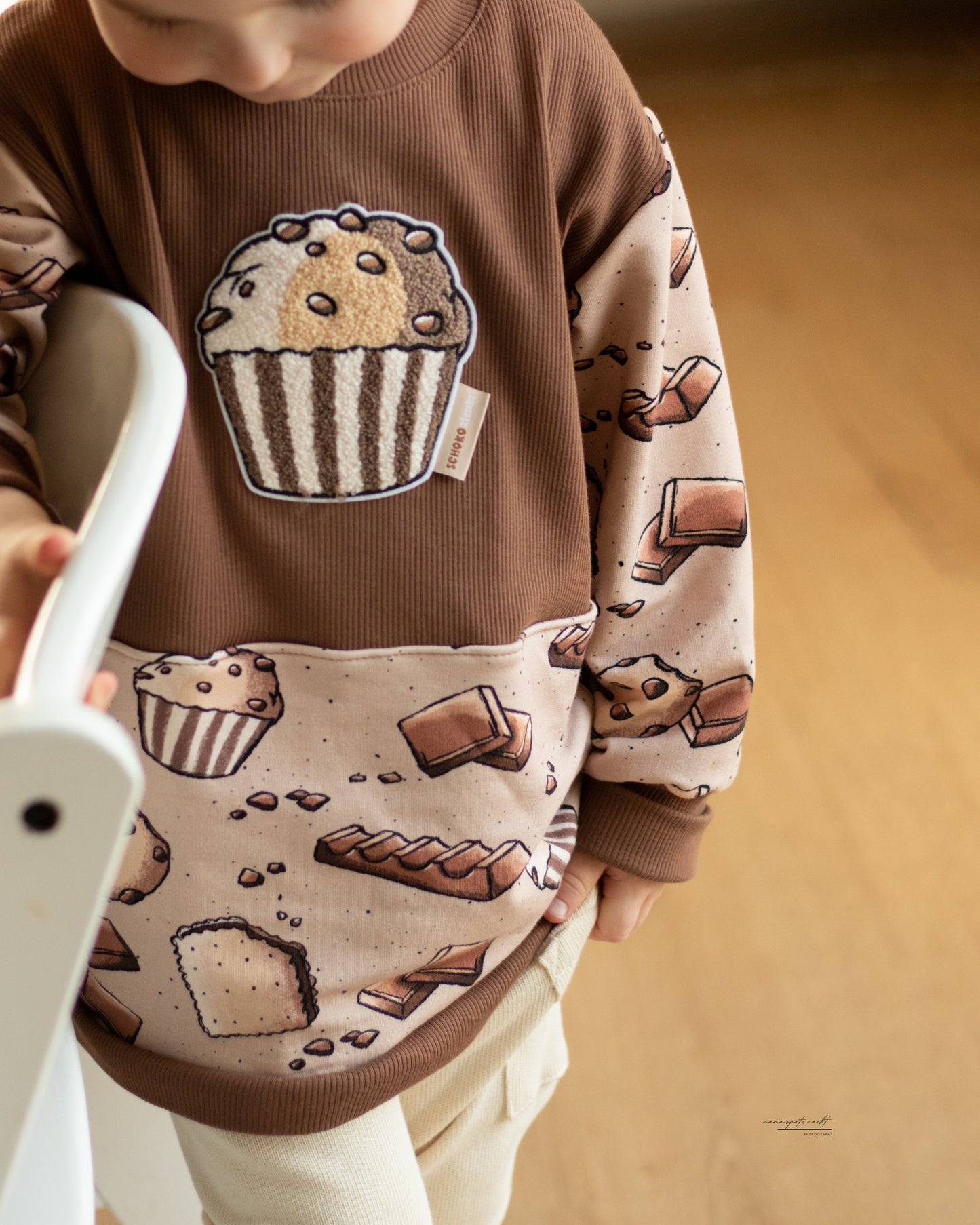 Schokolade, Cookie & Muffin beige - French Terry