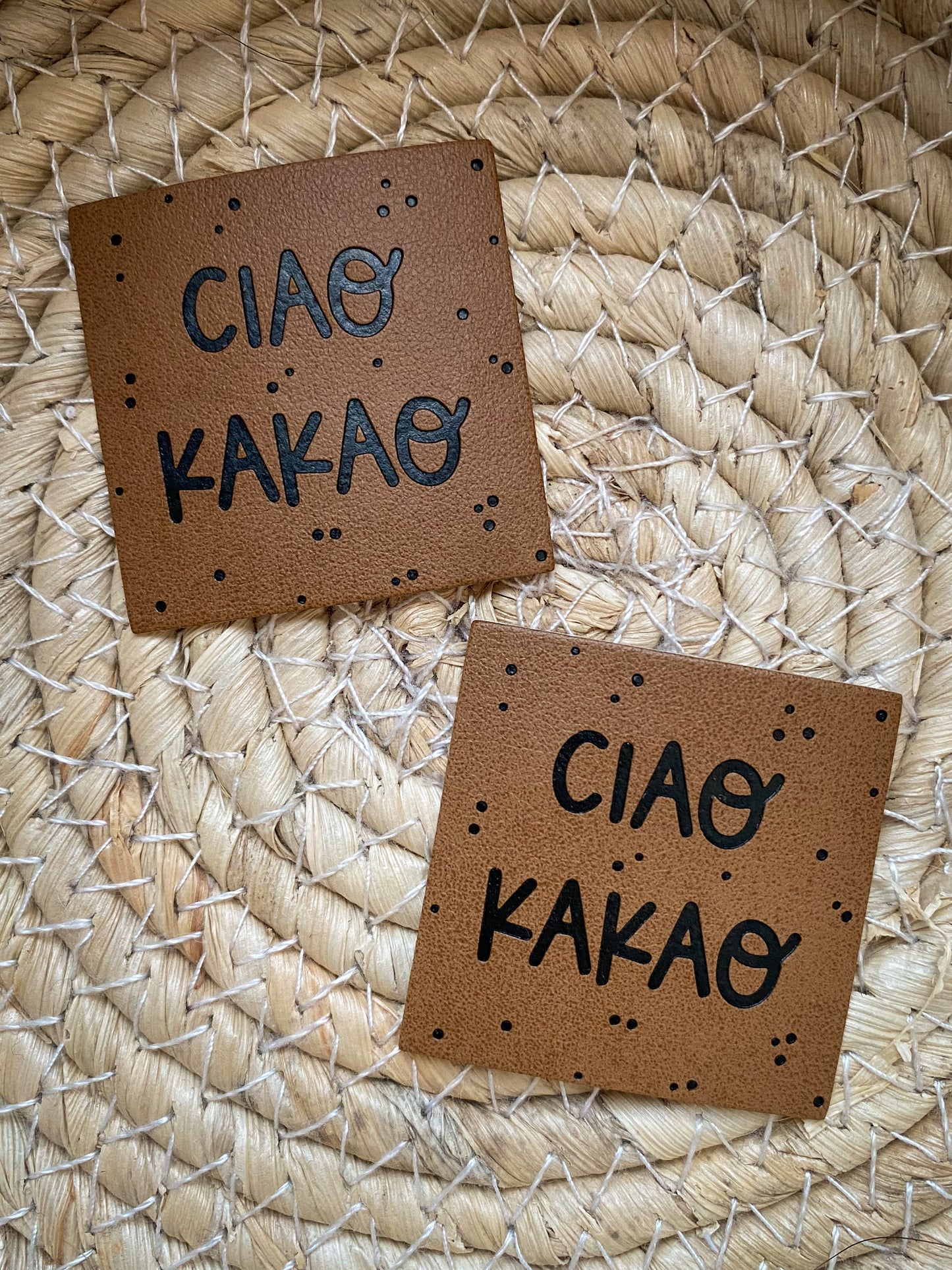 Ciao Kakao - Kunstleder Label