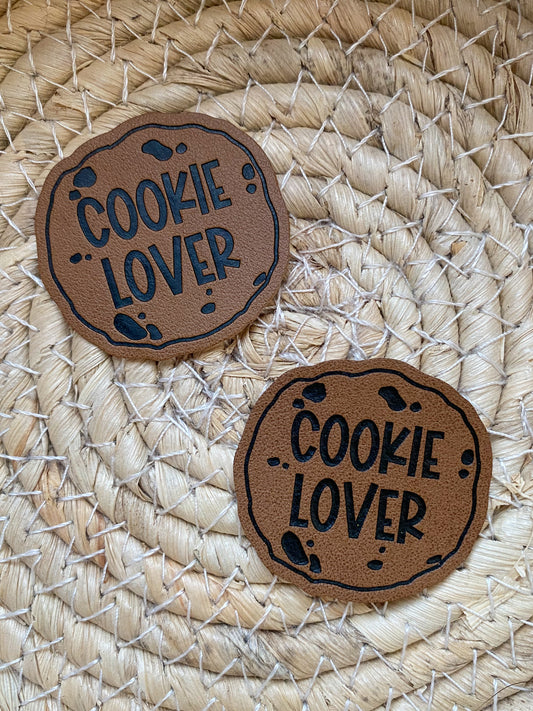 Cookie Lover - Kunstleder Label rund
