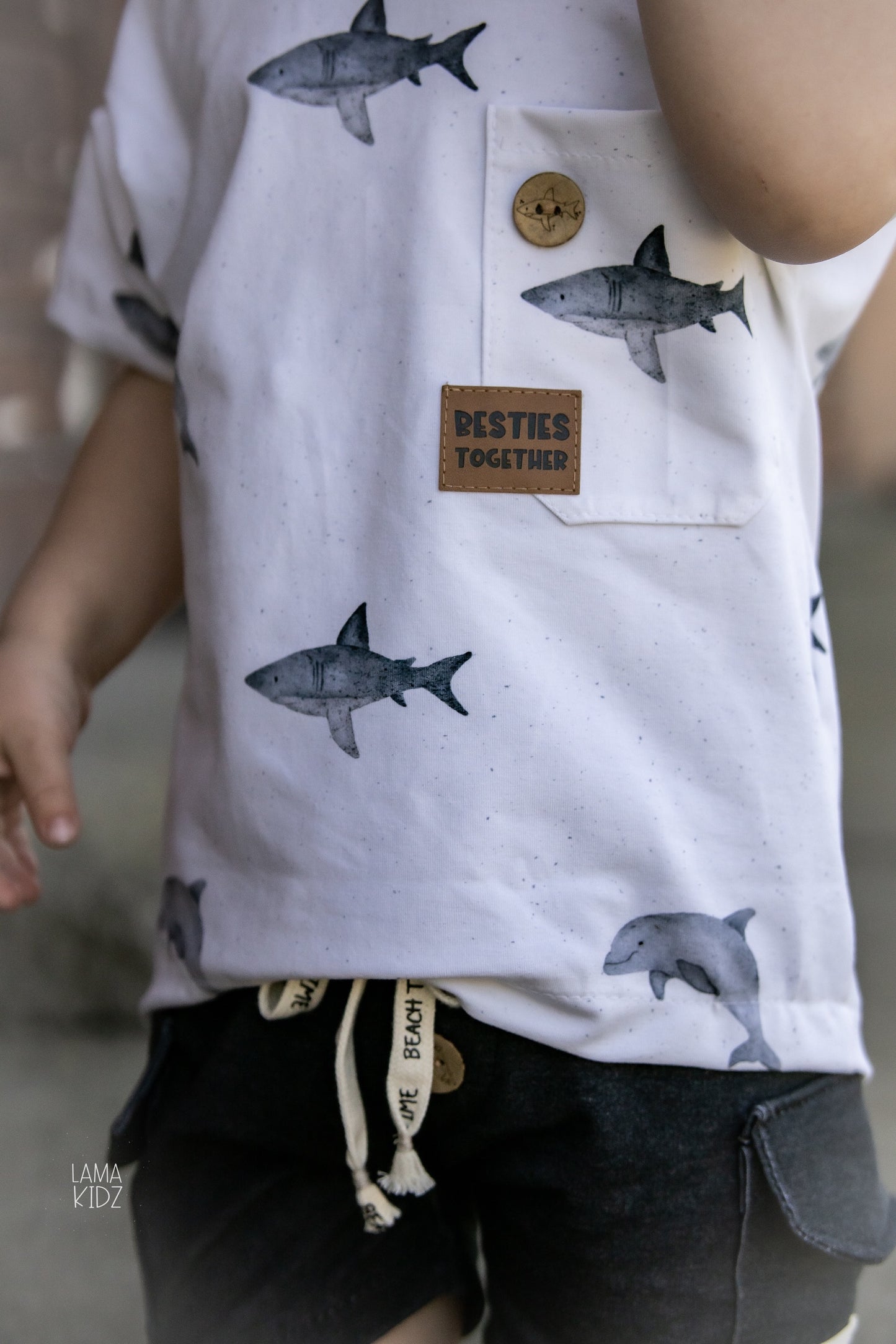Meerestiere Delfin & Hai  - Jersey