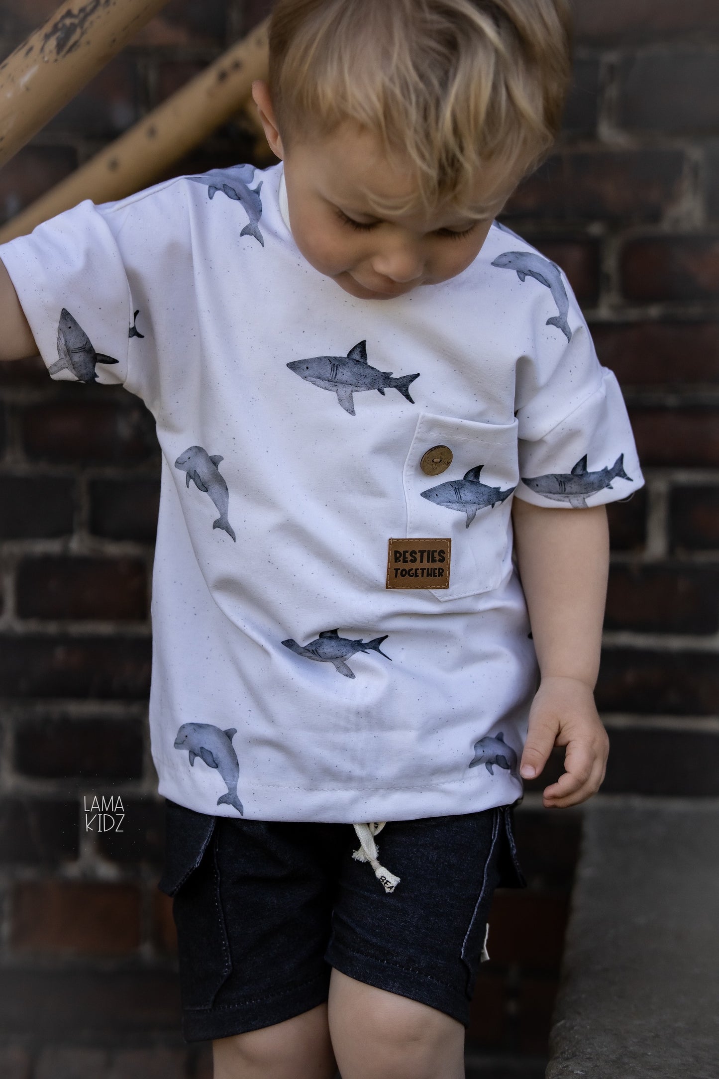 Meerestiere Delfin & Hai  - Jersey