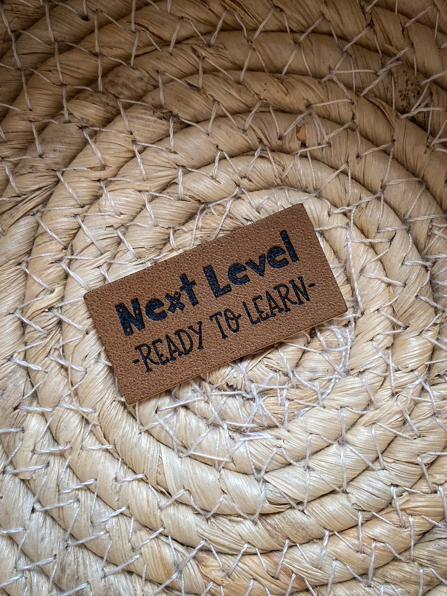 Next Level Ready to Learn - Kunstleder Label