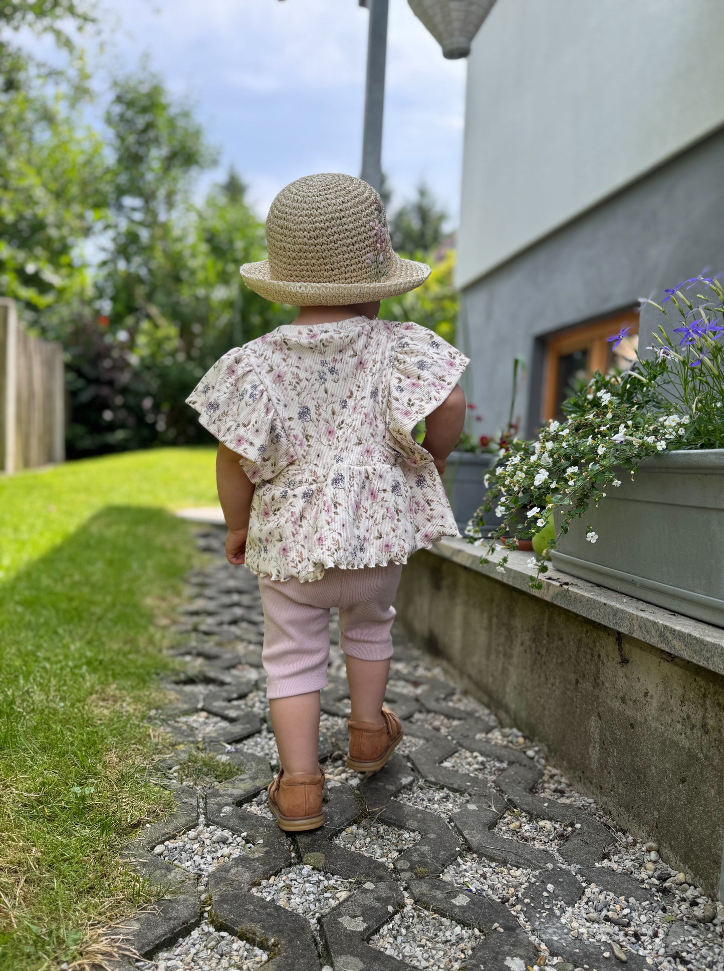 Botanical Flowers - Rib Jersey