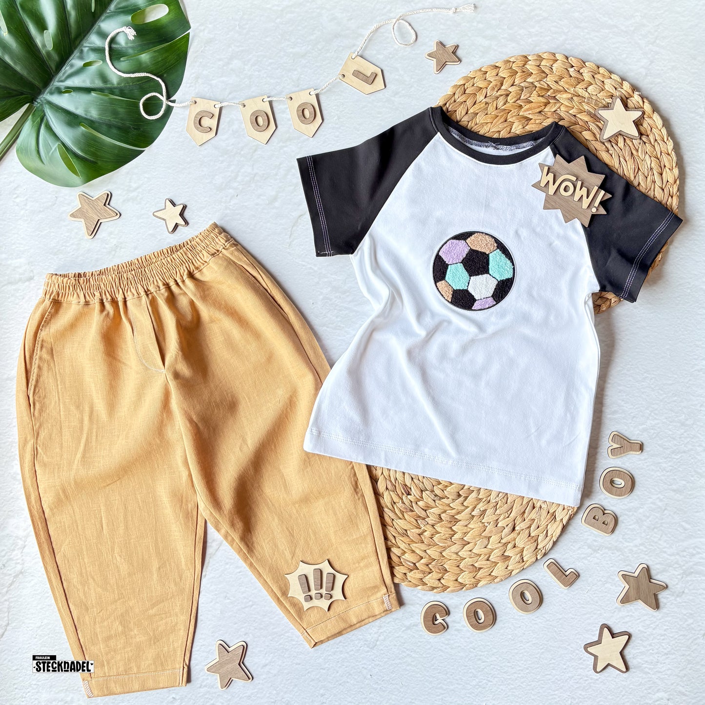 Fussball bunt  - Chenille Patch