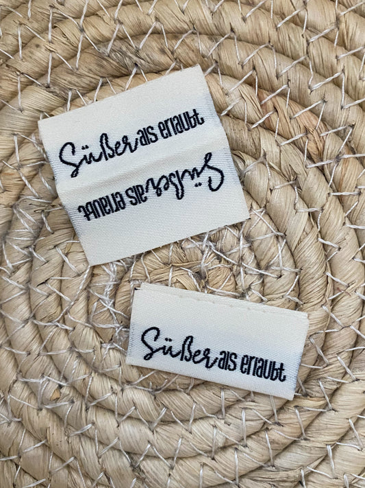 Süßer als erlaubt - Web Label
