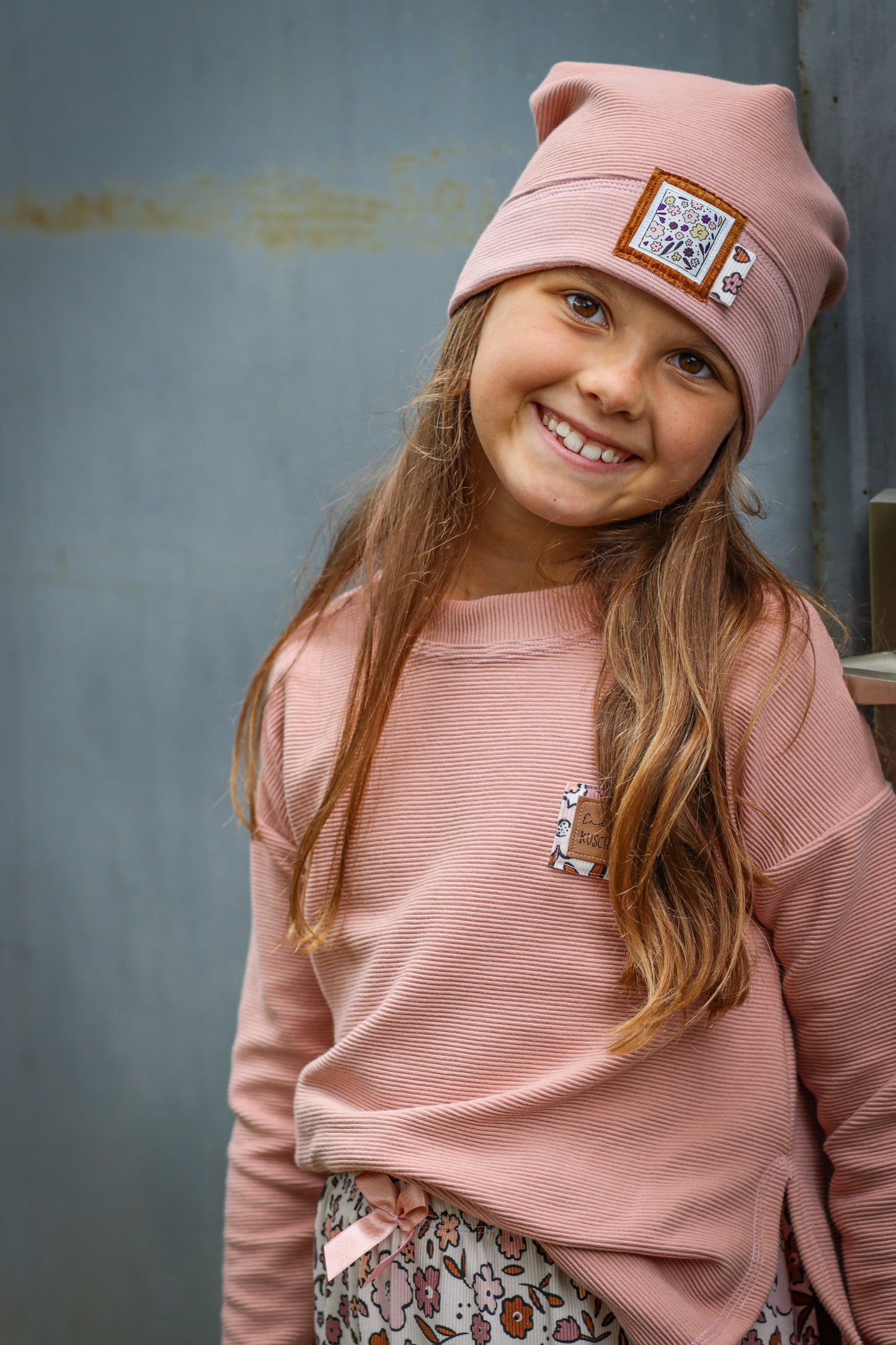 Ottoman Rib Jersey nude rosa