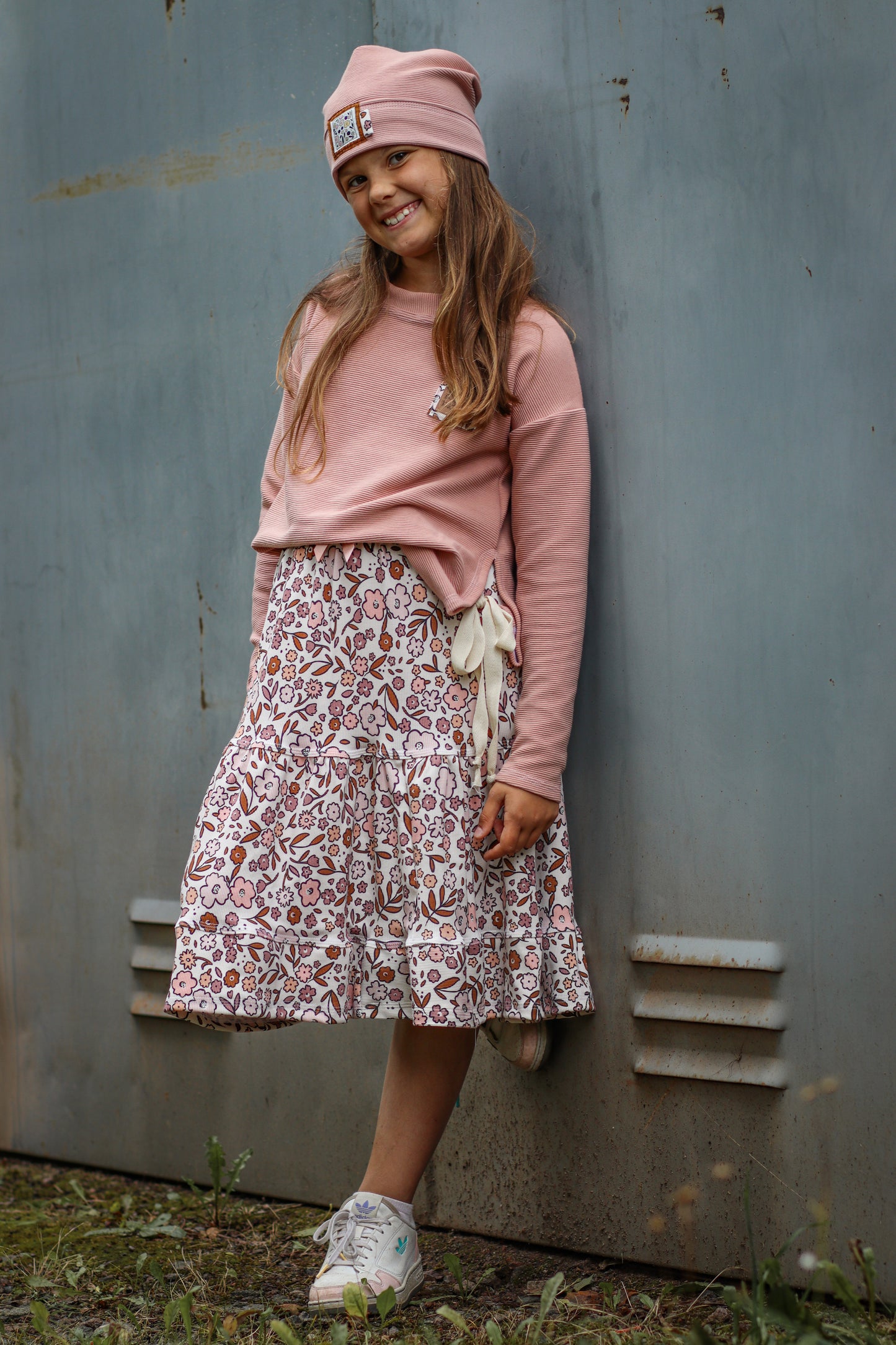 Ottoman Rib Jersey nude rosa