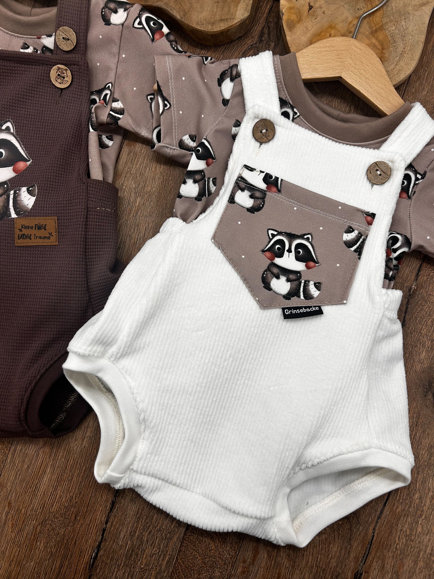 kleiner Waschbär mocca - Jersey
