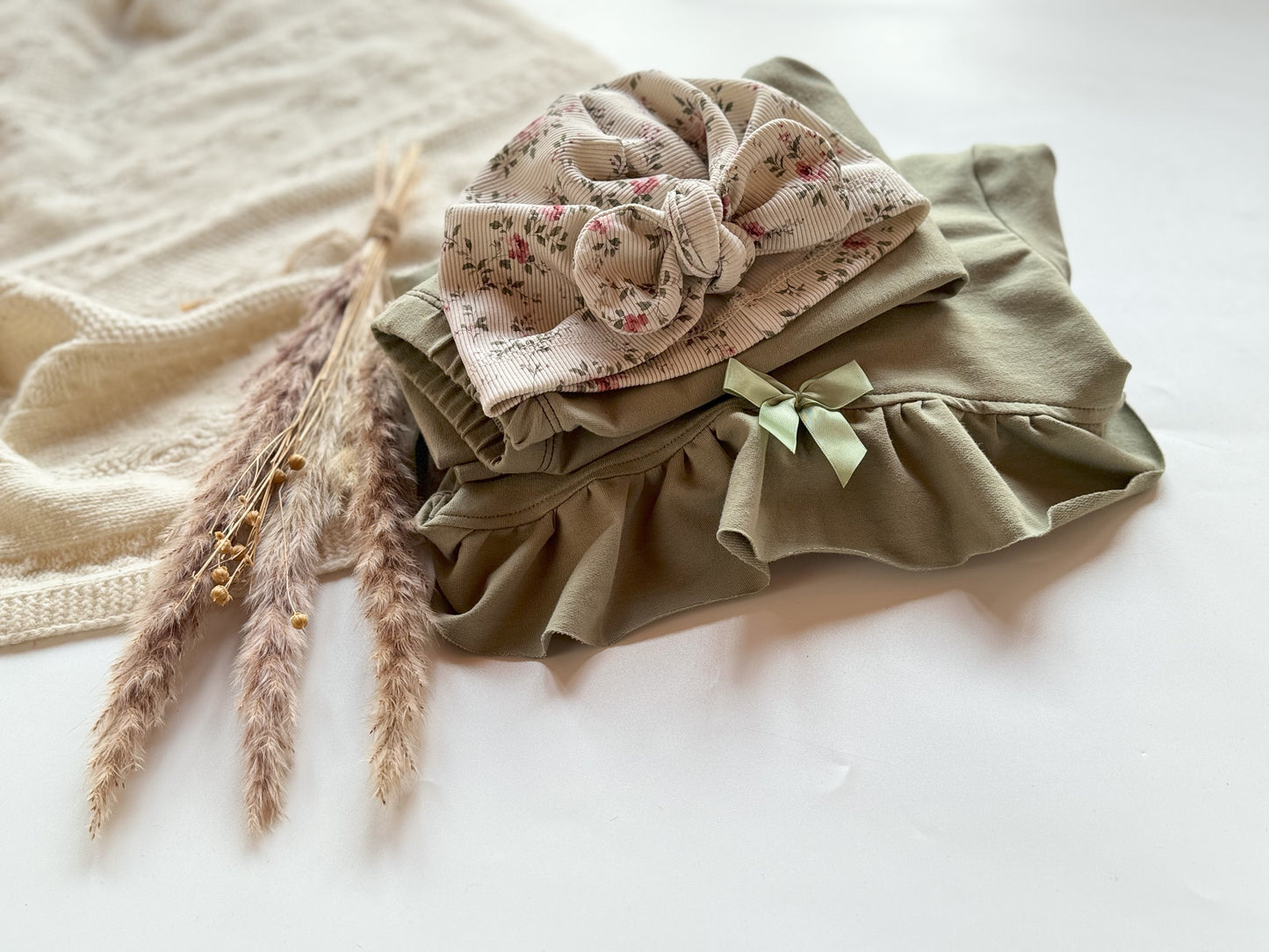 Botanical Roses - Rib Jersey