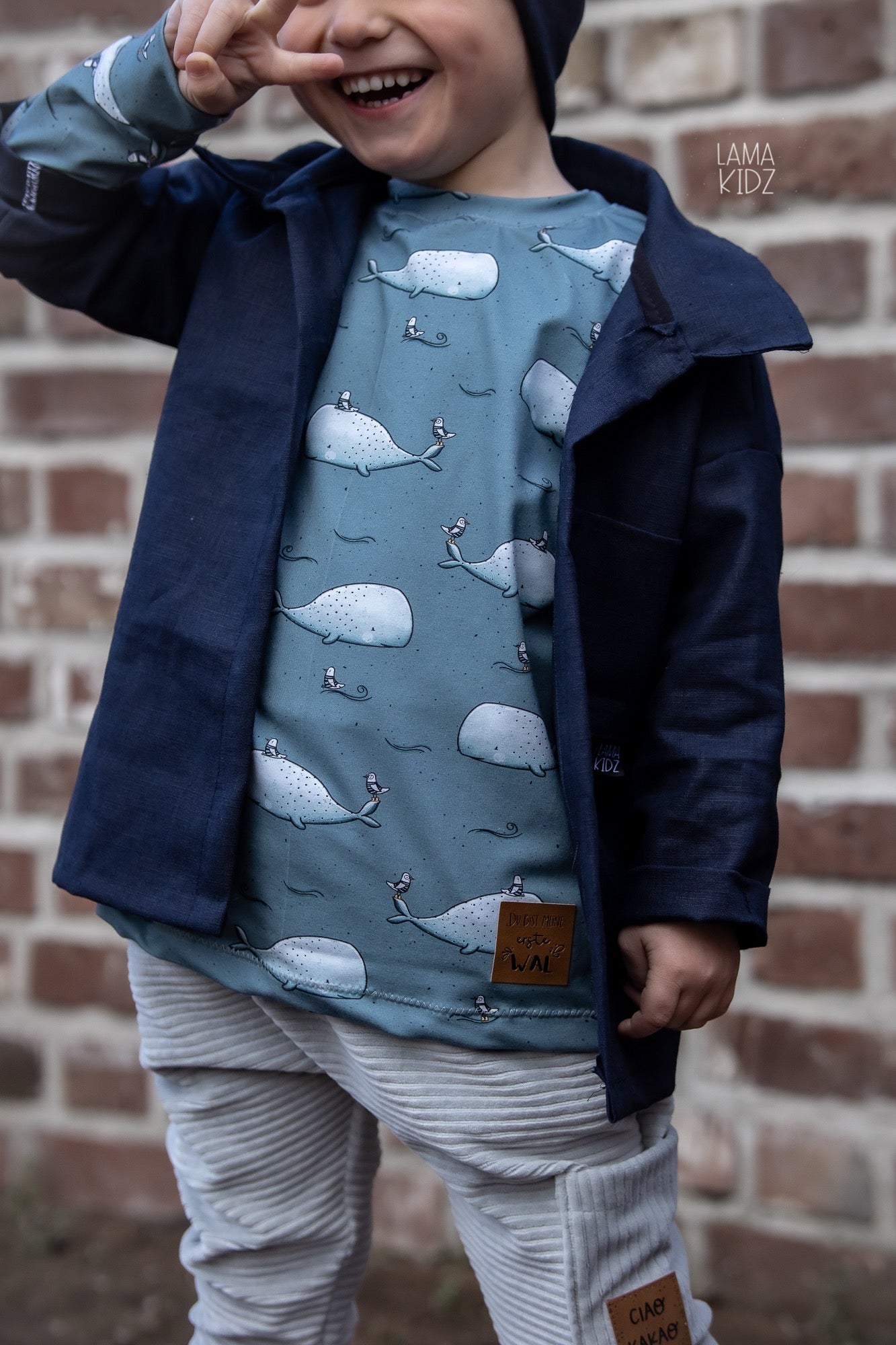 Wal & Möwen blue - Jersey