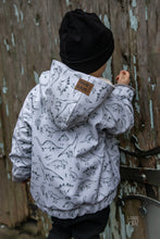 Load image into Gallery viewer, Dino World grey Softshell

