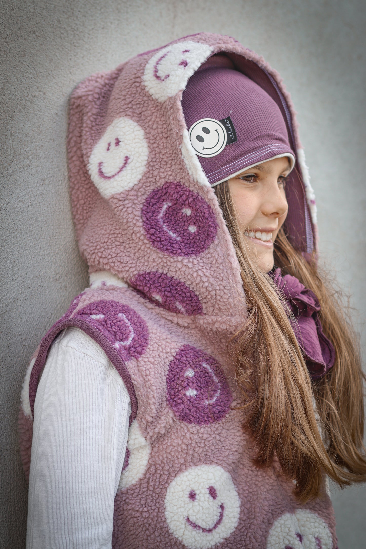 Teddy Smiley mauve