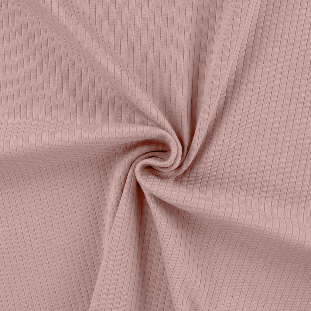 Breit Rib Jersey dusty pink