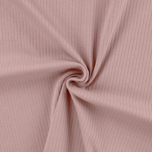 Breit Rib Jersey dusty pink