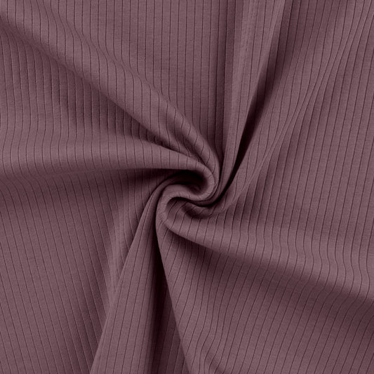 Breit Rib Jersey mauve