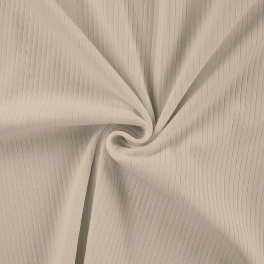 Breit Rib Jersey sand