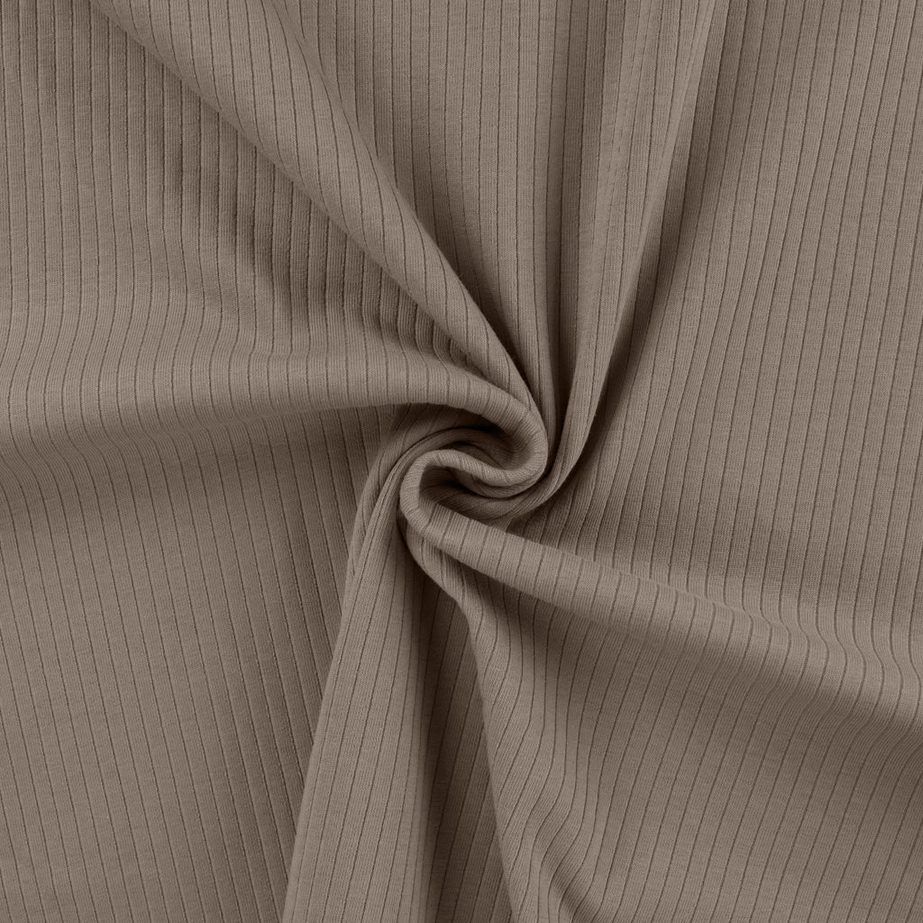 Breit Rib Jersey taupe
