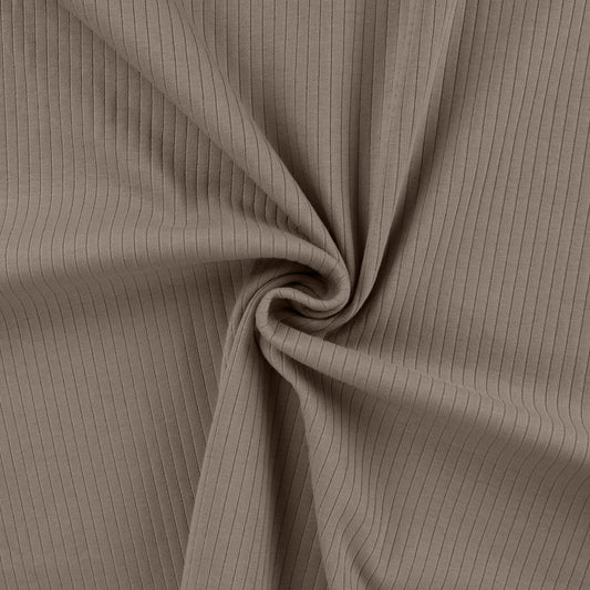 Breit Rib Jersey taupe
