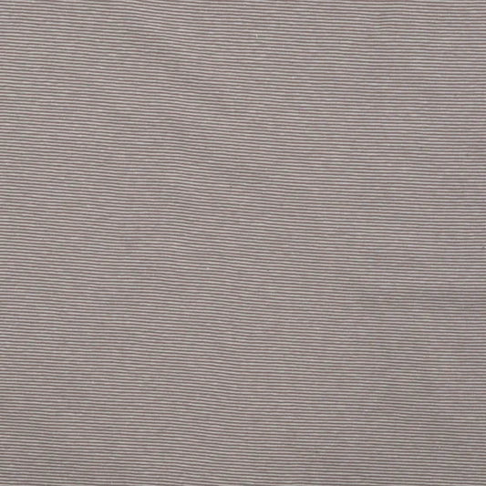 Jersey gestreift 1mm taupe/weiß