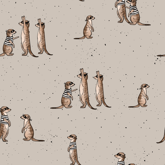 Karl Brüder sand- Streifen - French Terry