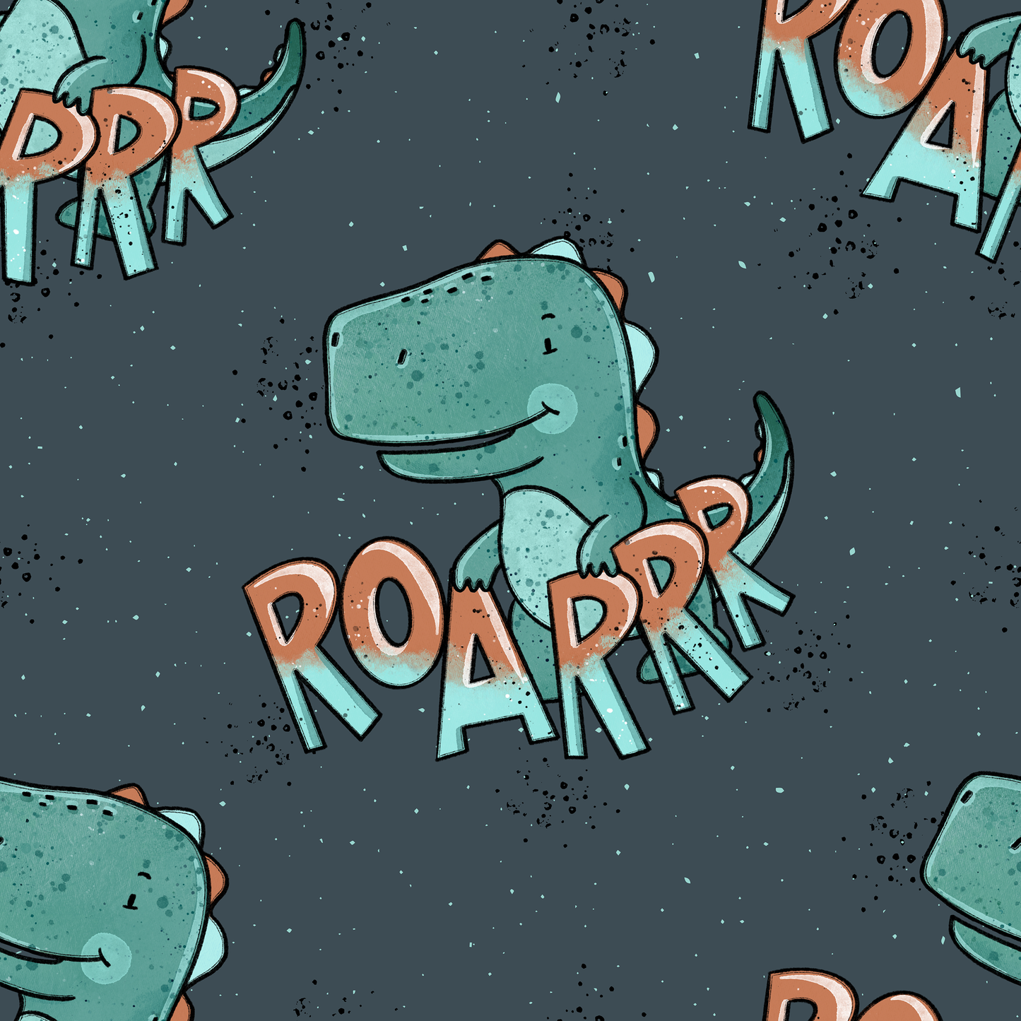 ROARRR T-Rex dark- French Terry