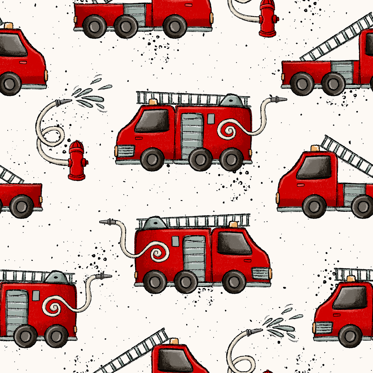 the new fire car - Rib Jersey