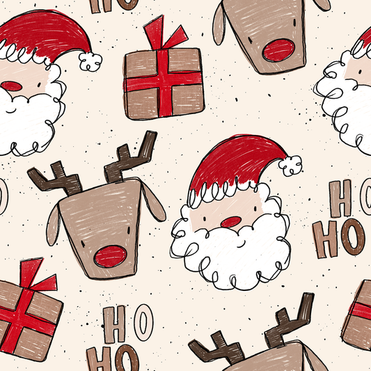 Holly Jolly Christmas - French Terry