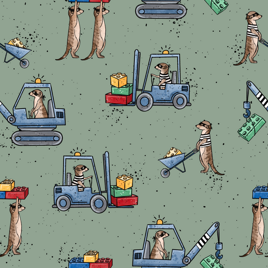 Karl Brüder auf der Baustelle - French Terry