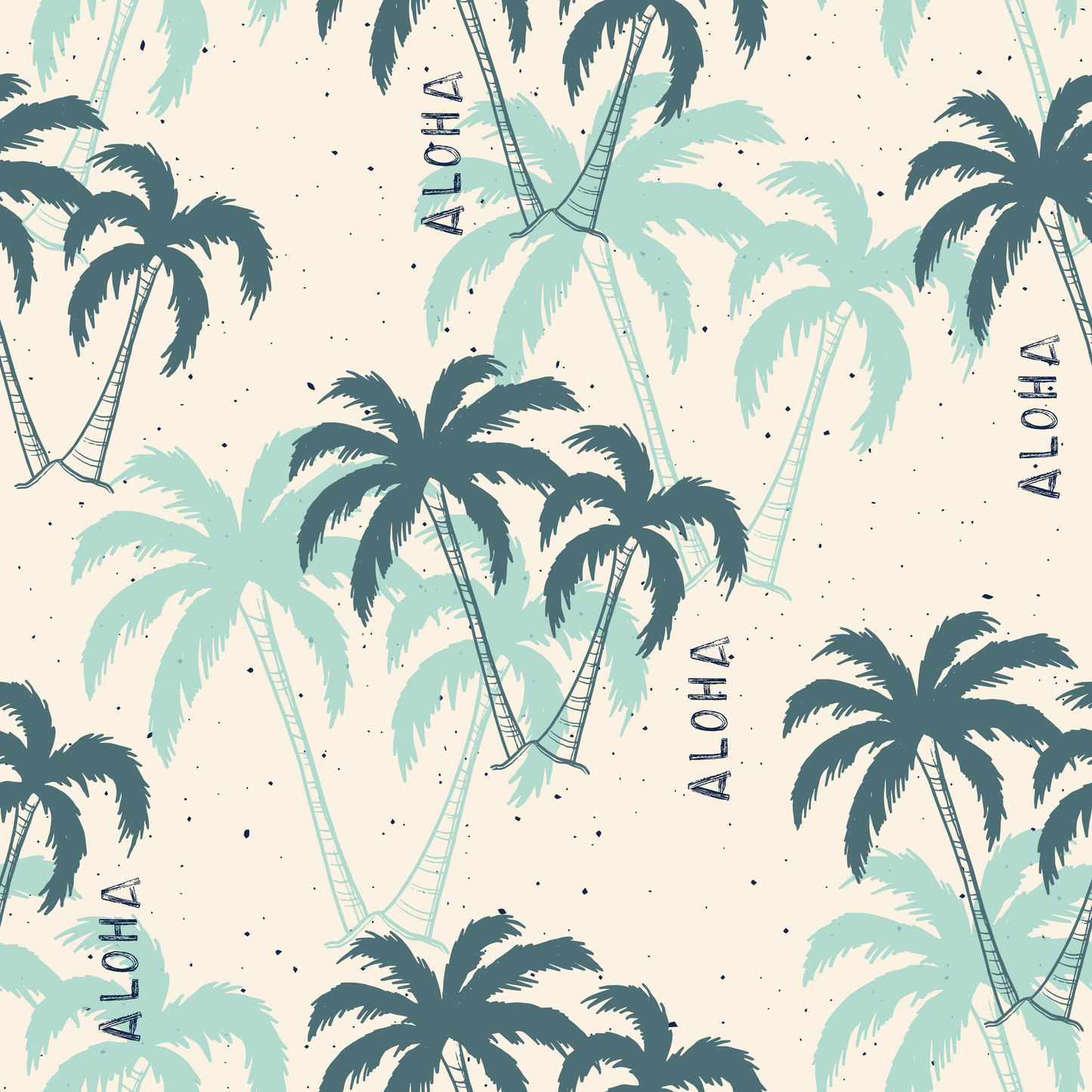 Palmen - Aloha - French Terry