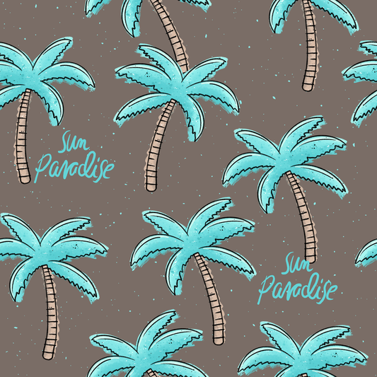 Sun Paradise brown - French Terry