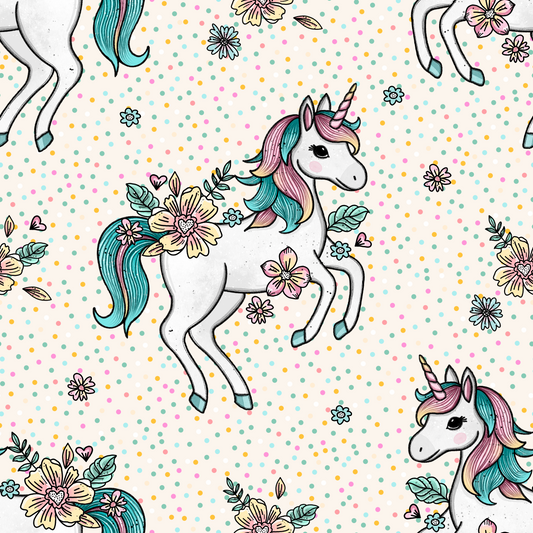 Blooming Unicorn dots - Jersey