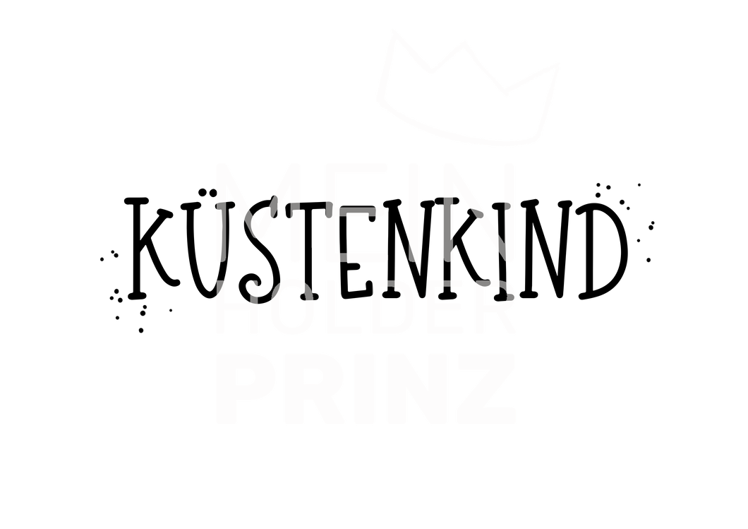 Plotterdatei - Küstenkind & Anker