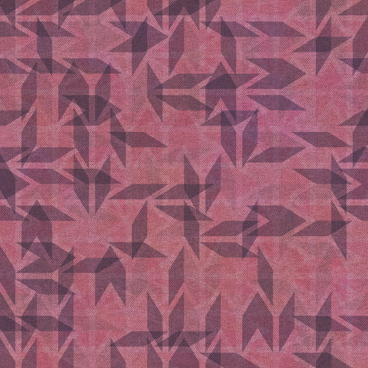 Geometric Design mauve - Jersey