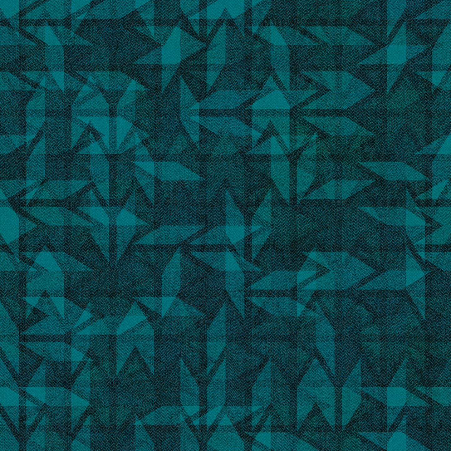 Geometric Design petrol - Jersey