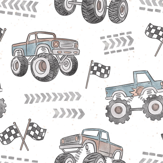Monstertruck vintage style - French Terry