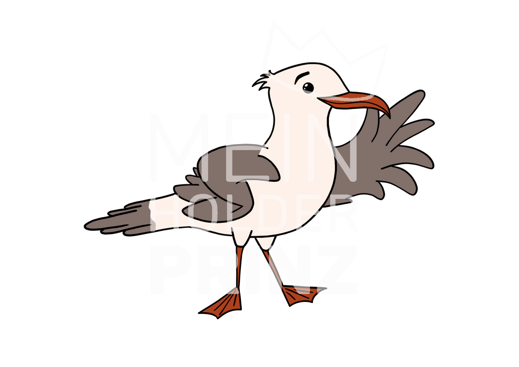 Plotterdatei - Möwe