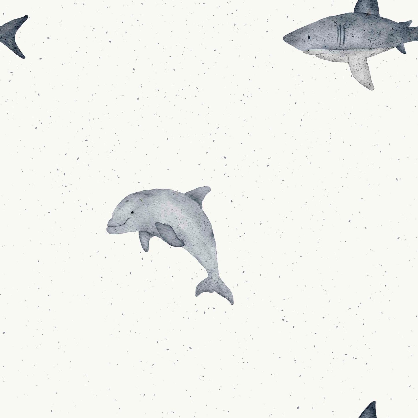 Meerestiere Delfin & Hai  - Jersey