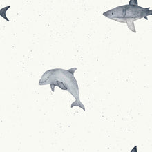 Lade das Bild in den Galerie-Viewer, Meerestiere Delfin &amp; Hai  - Jersey
