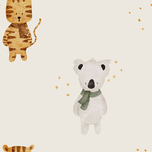 Load image into Gallery viewer, Tiger &amp; Koala mit Schal - Rib Jersey
