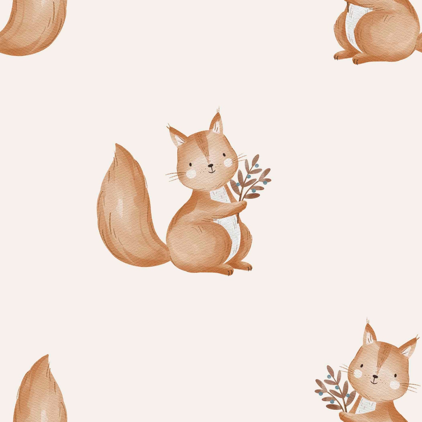 Eichhörnchen Hazel - French Terry