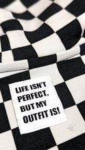 Lade das Bild in den Galerie-Viewer, Denim Schachbrett black/white - FT
