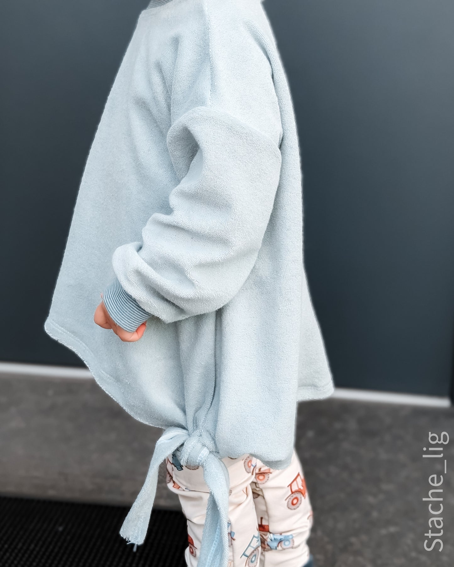 Bunte Traktoren creme - French Terry