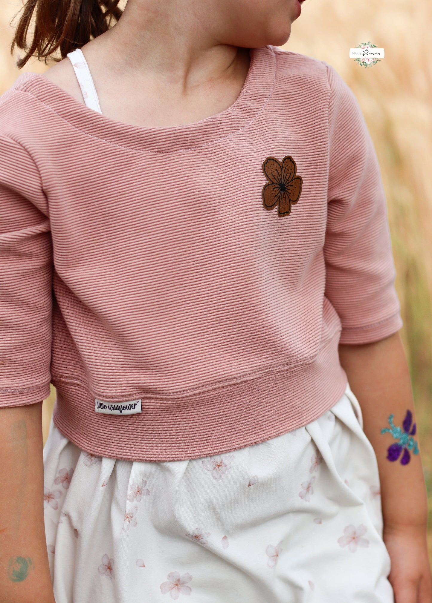 Ottoman Rib Jersey nude rosa