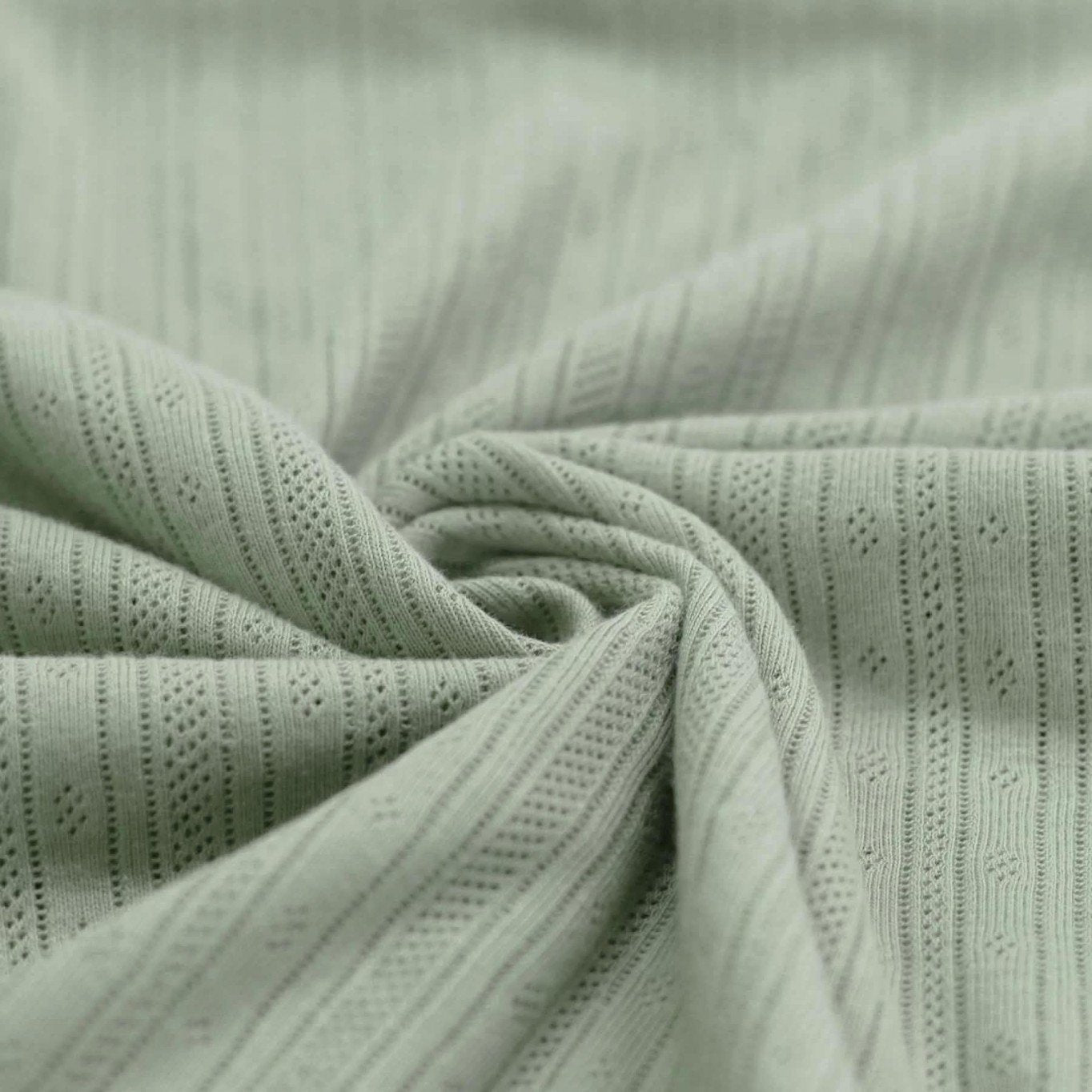 Pointelle Jersey dusty green