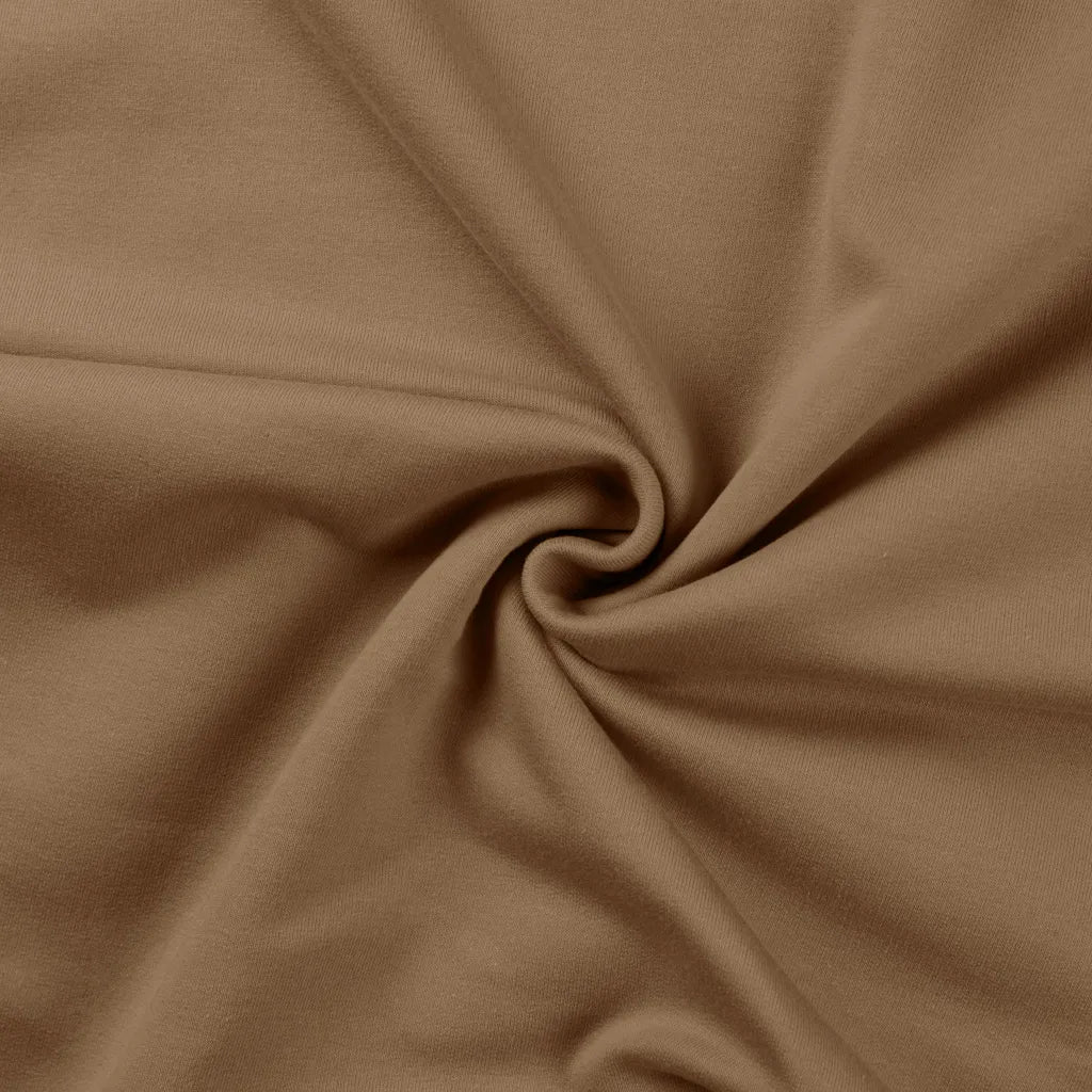 French Terry taupe (brushed)