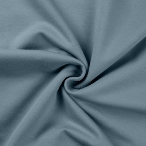 French Terry dusty blue (brushed)