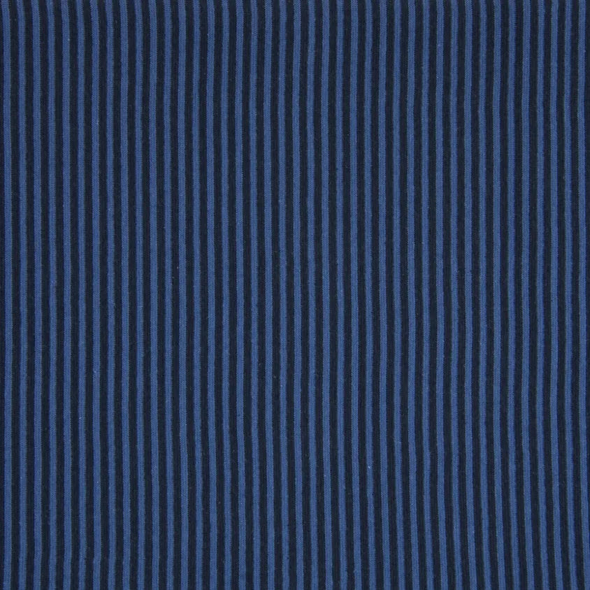 Bündchen navy / jeansblau gestreift 3mm
