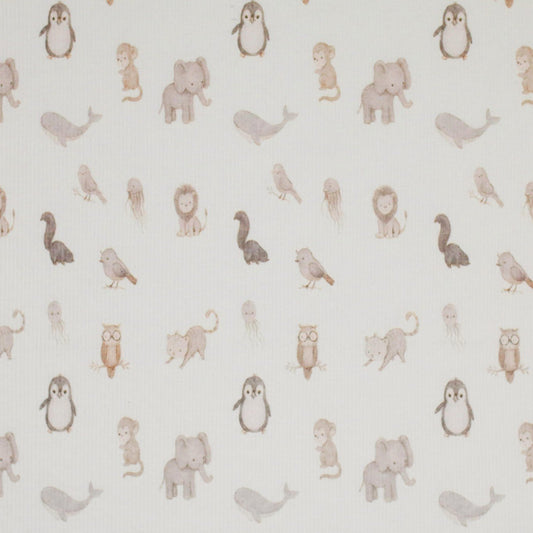 Baby Animals - Rib Jersey