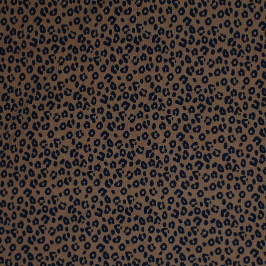 Leo braun/schwarz - Rib Jersey